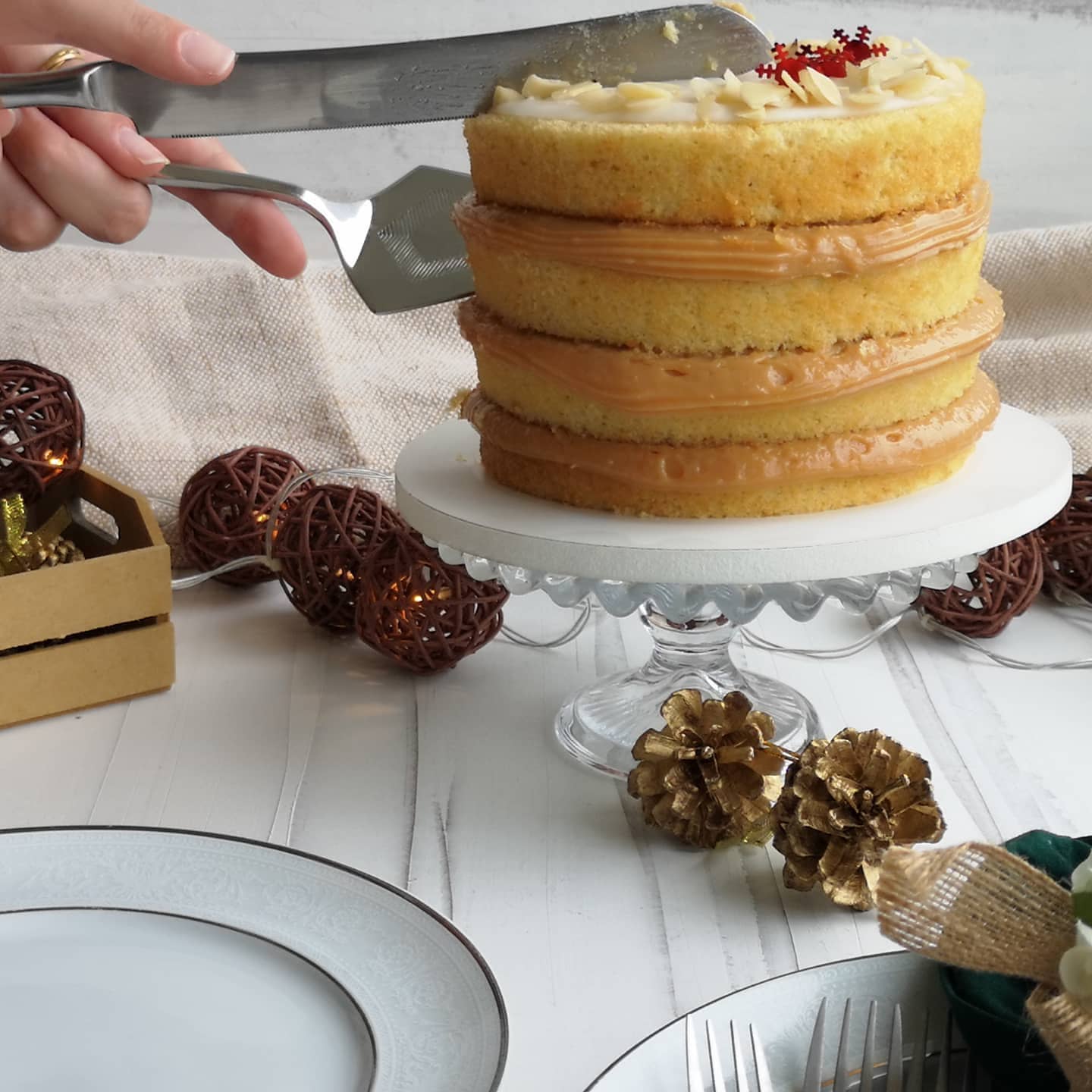 Bolo Festivo Naked Cake Bem Casado Bolel